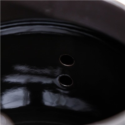 Чайник «Рябина», 2,3 л, эмалированная крышка, индукция, цвет красно-чёрный, деколь МИКС