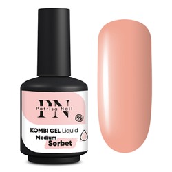 16 мл, Patrisa Nail, Kombi Gel Liquid Medium Sorbet