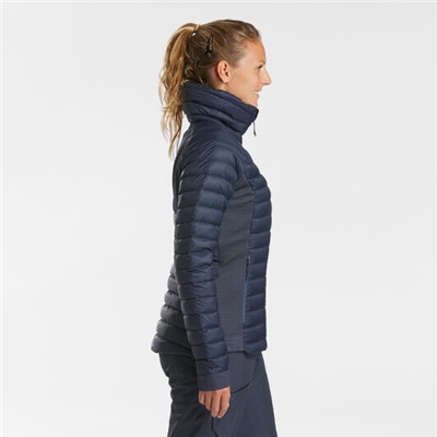 Куртка лыжная для фрирайда с пуховым 2-м слоем синяя fr900 warm WEDZE