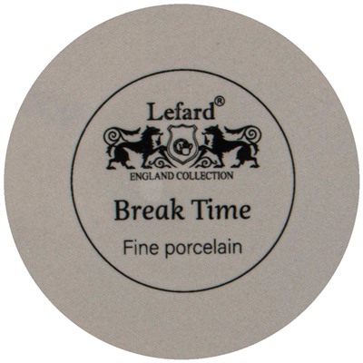 КРУЖКА LEFARD "BREAK TIME" 300 МЛ СВЕТЛО-СЕРАЯ (КОР=36ШТ.)