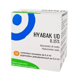 Hyabak UD 0,15%, глазные капли  5 шт. x 0,4 ml