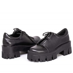 Женские кожаные ботинки V.Arimany V1334 Черный: Под заказ