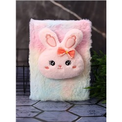 Блокнот плюшевый «Cute bunny» , 13х18 см, плотность 80 гр.