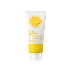 Гель отшелушивающий с экстрактом лимона Real Lemon Deep Clear Peeling Gel, FarmStay, 100 мл