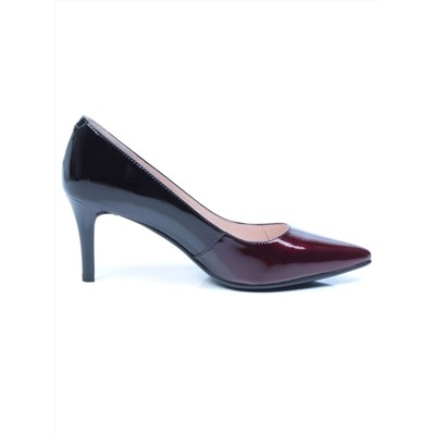 DBH21-3 RED/BLACK Туфли женские (натуральная кожа) размер 37