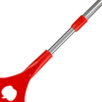 Склиз для окон "Яблочко" 24см длина 17,5см пластм., раздвижная ручка из нержавеющей стали 43-68см, цвета микс (Китай)