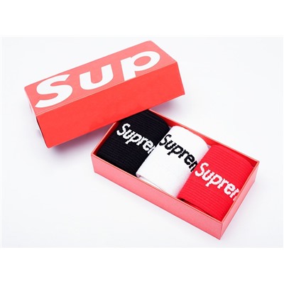 Носки Supreme в коробке 3 пары