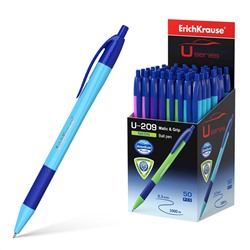 Ручка шариковая автоматическая ErichKrause® U-209 Neon Matic&Grip 1.0 синяя 47614/50/Китай Подробнее