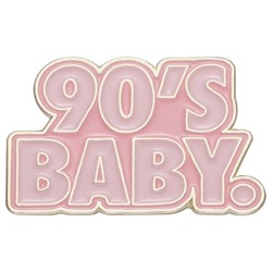 Значок "90's baby"