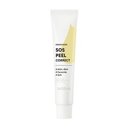 Missha SOS Peel Correct Cream Маска с эффектом пилинга