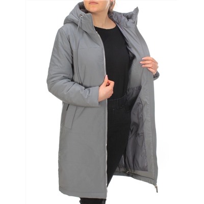 2290 GREY Куртка демисезонная женская Flance Rose (100 гр. синтепон) размер 48