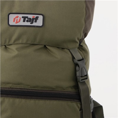 Рюкзак туристический, Taif, 65 л, отдел на шнурке, 2 наружных кармана, 2 боковых кармана, цвет оливковый