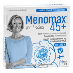 Для женщин (при менопаузе), Menomax for Ladies, 60 таблеток