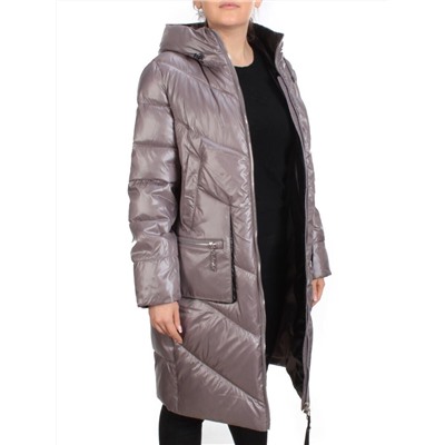 YM 2119 GRAY Куртка зимняя женская MAYYIYA (200 гр. холлофайбера) размеры 54