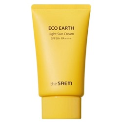 Крем для лица солнцезащитный Eco Earth Light Sun Cream, THE SAEM, 50 г