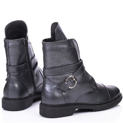 Женские кожаные ботинки Tacchi Grande TG3157 Серый: Под заказ