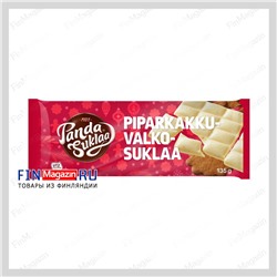 Белый шоколад с имбирным печеньем Panda Piparkakku valkosuklaa 135 гр