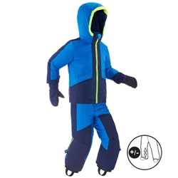 Комбинезон лыжный теплый водонепроницаемый для детей синий 580 WEDZE