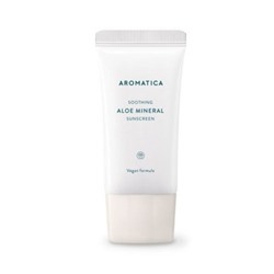 AROMATICA Soothing Aloe Mineral Солнцезащитный крем (SPF50+ PA++++) 50 г