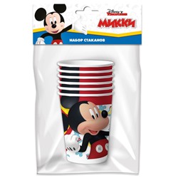 Набор бумажных стаканов Mickey Mouse 3D, 6шт*250 мл 299221