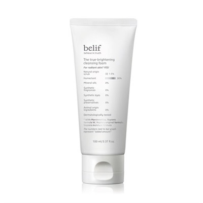 belif The True-brightening Осветляющая пенка для умывания