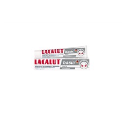 Lacalut зубная паста    WHITE  BASIC  75 мл