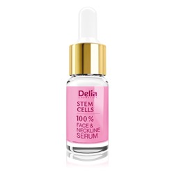 Delia Cosmetics Professional Face Care Stem Cells интенсивная укрепляющая сыворотка против морщин со стволовыми клетками для лица, шеи и зоны декольте 10 мл