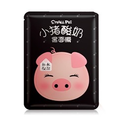 Million Pauline, Увлажняющая тканевая маска для лица Small Pig BLACK Mask (30ml)