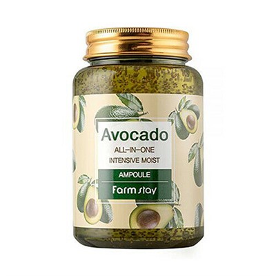 Сыворотка многофункциональная с экстратом авокадо, Avocado All-In-One Intensive Moist Ampoule, FarmStay, 250 мл