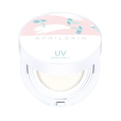 April Skin Magic Snow Sun Cushion Осветляющий солнцезащитный крем SPF50+,PA+++