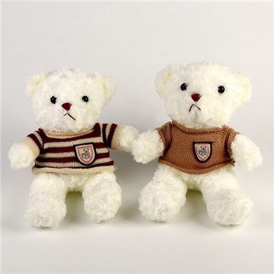 Мягкая игрушка «Медведь» в кофте, 29 см, цвет белый