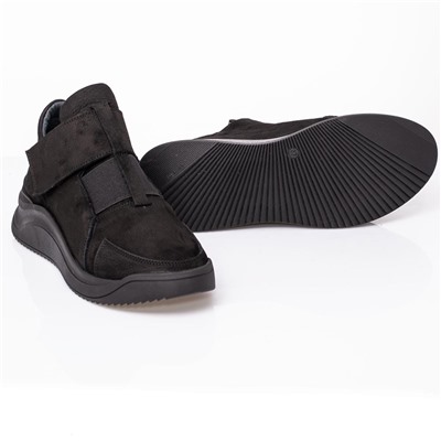 Женские кожаные кроссовки DeLis DeL3101-A2 Черный нубук: Под заказ