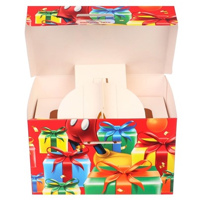 Подарочная коробка-бум, складная, 20х15х12.5 см, Микки Маус