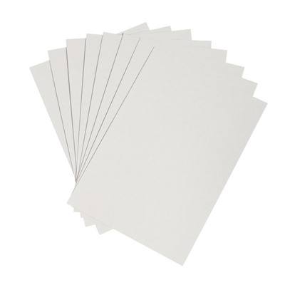 Картон белый А5, 8 листов "Барашек" немелованный, 200г/м²