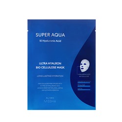 Missha Super Aqua Ultra Hyalron Био-целлюлозная маска с комплексом гиалуроновой кислоты