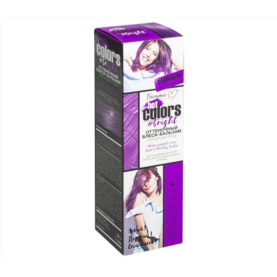 Оттеночный блеск-бальзам для волос "Hot colors" тон: пурпурная роза (10649923)