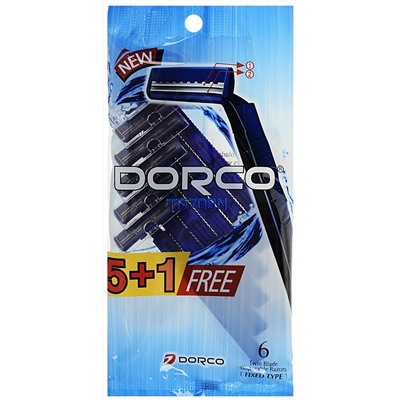 Cтанки для бритья одноразовые, Dorco 5+1 шт