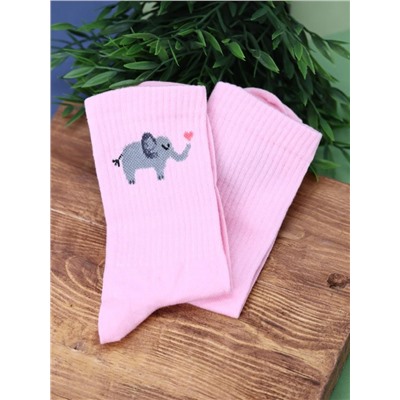 Носки женские "Elephant", р. 35-40, розовый