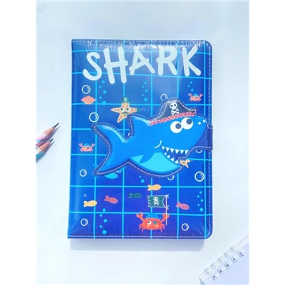 Блокнот (B6) "Shark pirat", blue (18.5*13)