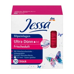 Jessa Ultra Dunn Прокладки ежедневные со свежим ароматом, 30 шт