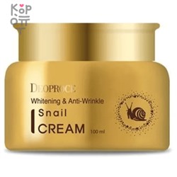 Deoproce Whitening & Anti-Wrinkle Snail Cream - Крем на основе экстракта Улитки 100мл.,