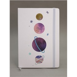 Блокнот (А5) "Universe planets", white (14.5*21)