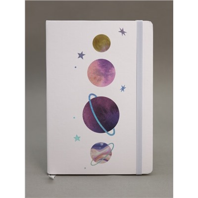 Блокнот (А5) "Universe planets", white (14.5*21)