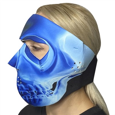 Антиковидная полнолицевая неопреновая маска Wild Wear X-Ray - Оптимальное сочетание функций: защита в период пандемии, невероятный сочный дизайн, многофункциональность и многоразовость, доступная цена! №40