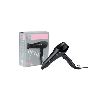 Dewal Beauty Фен для волос / Optima Black HD1003-Black, 2200 Вт, черный