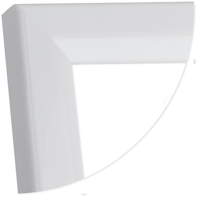 Рамка для сертификата DB8 29.7x42 (A3) пластик белый, со стеклом		артикул 5-39957