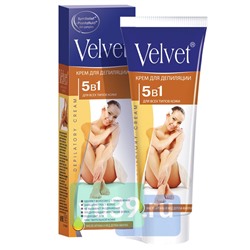 Velvet Крем для депиляции 5в1 для всех типов кожи, с маслом арганы и дерева манука, 100 мл.