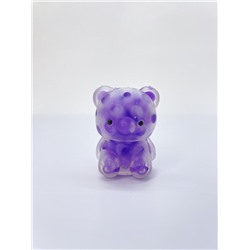 Мялка - антистресс «Soft bear», purple (3,7*5 см)