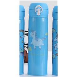 Термос «Lovely unicorn», blue mix (500 ml)