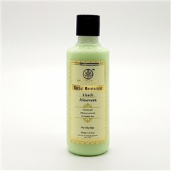 Khadi Aloevera Herbal Moisturizer Restores Skin 210ml / Лосьон Увлажняющий Восстанавливающий Кожу с Алоэвера 210мл